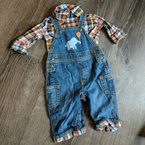 Gymboree Overalls set 3-6 Months
